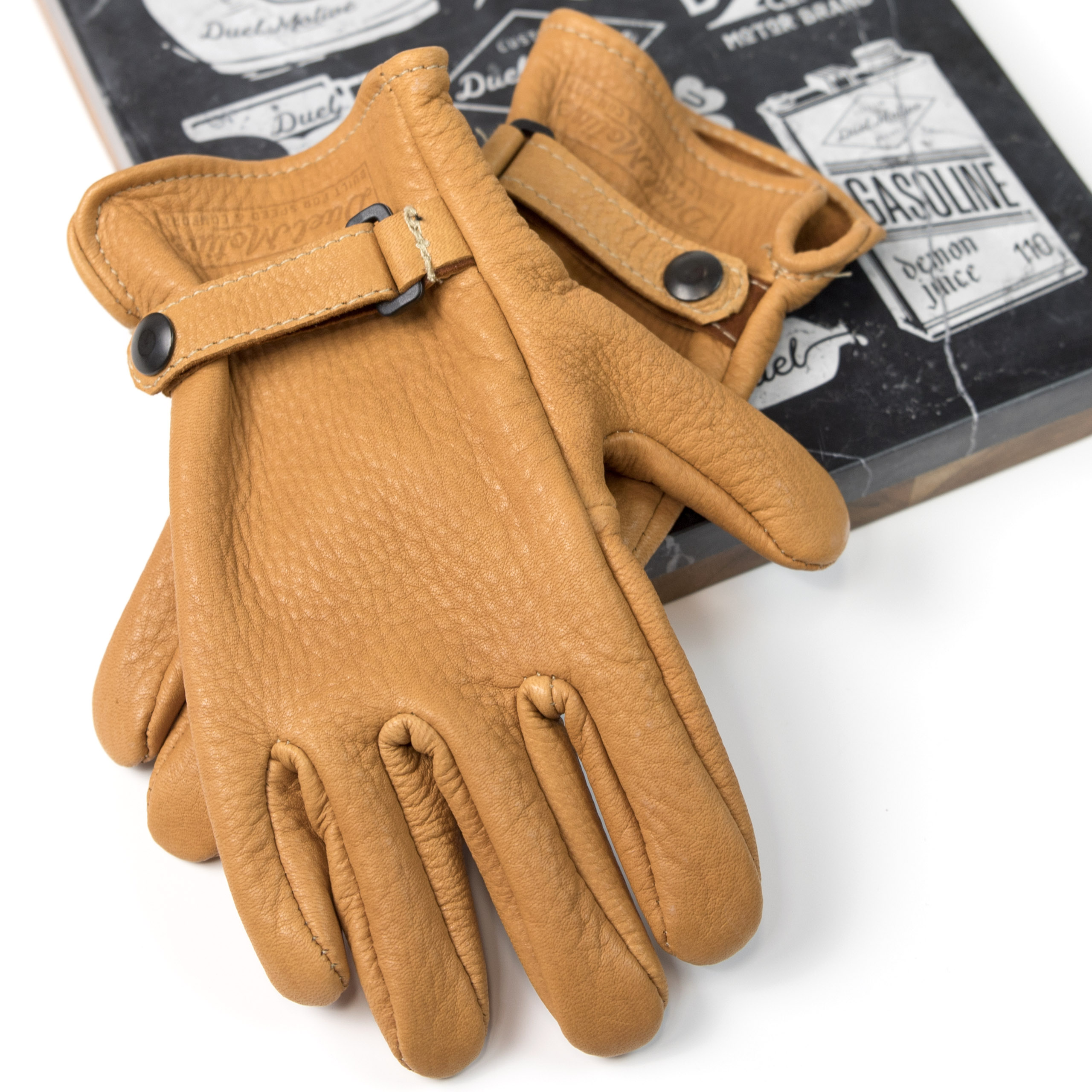 Icon GT Gloves, Leather Gloves, Tan, Cognac, B